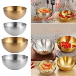 کاسه استیل طلایی و نقره ای دل سو هوم
