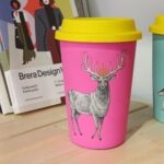 ماگ سرامیکی درب سیلیکونی طرح حیوانات