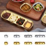 اردو خوری مربع استیل 304 نقره ای و طلایی یک تا چهار خانه