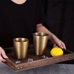 لیوان چکشی استیل دوجدار لانه زنبوری