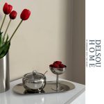 کندی جار جاعسلی قندان شکردان جاشکری استیل مات قاشق دار در پروانه ای