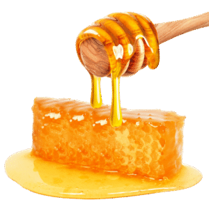 قاشق چوبی عسل خوری