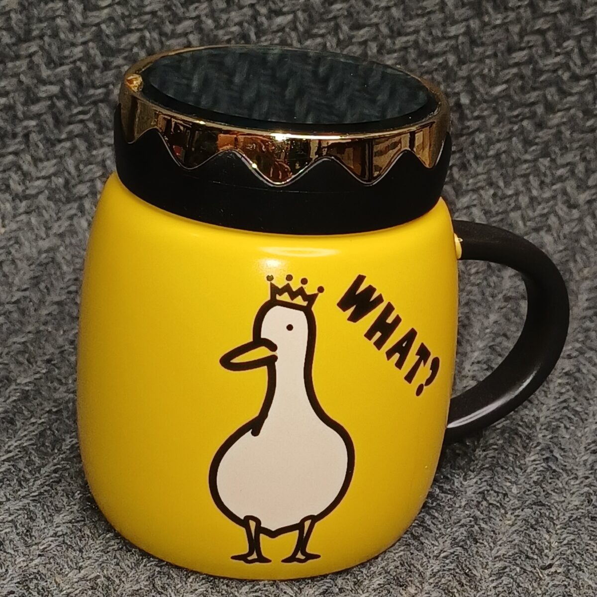 ماگ اردکی درب دار پیچی Crown Duck