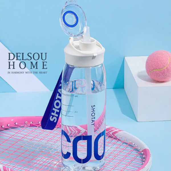 بطری قمقمه ورزشی طرحدار شفاف Cool