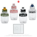بطری کپل قمقمه ورزشی طرحدار شفاف sport