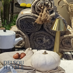 شال مبل پاییزه نسکافه ای و موکا از برند Home.no.10