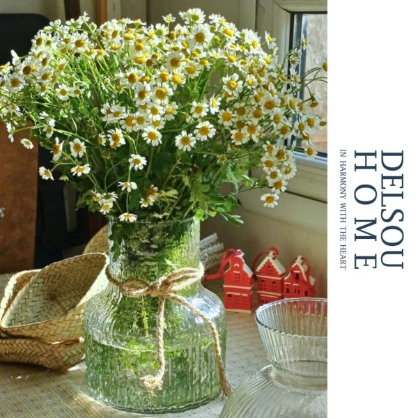 گلدان شیشه ای ساده
