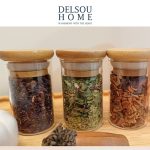 لیوان دمنوش پیرکس دوجداره دسته دار meidasi پینترستی