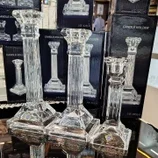 شمعدان کریستال ستونی بوهمیا bohemia