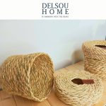 سبد حصیری جا دستمالی جای دستمال کاغذی نظم دهنده دکوری