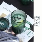 ماگ اسموتی بلوری سبز شیشه ای